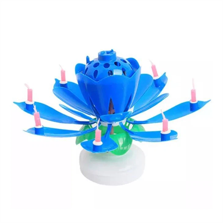 Lotus Flower Birthday Candle